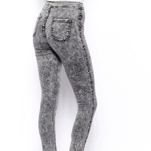 American Apparel Black Acid Wash Jeans NWOT